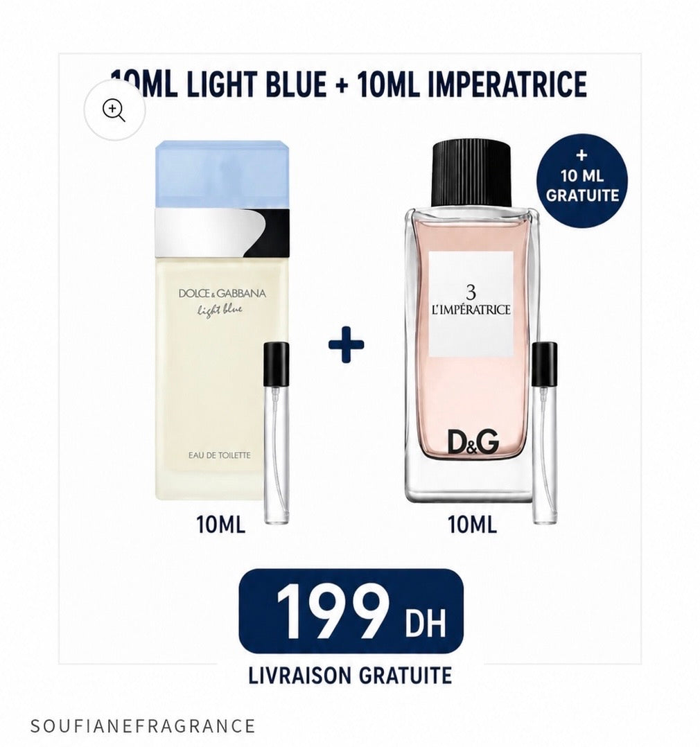 Light blue & l'imperatrice